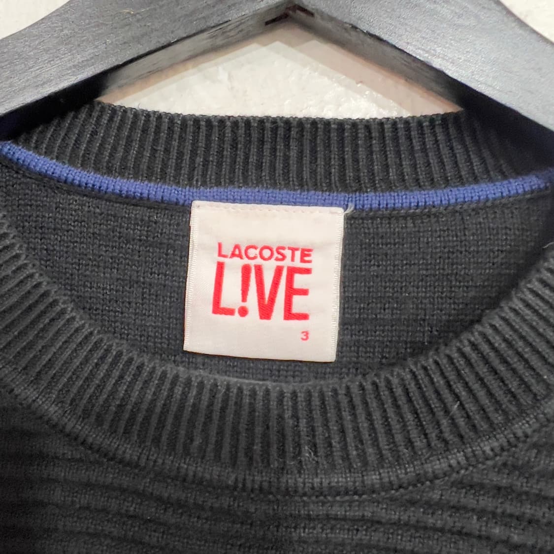 라코스테 라이브 스트라이프 니트 맨투맨 상품이미지5