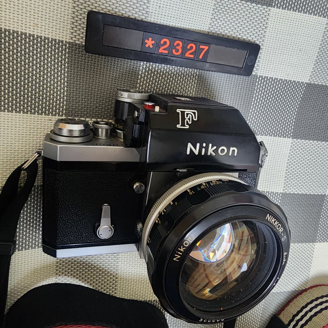 니콘 F 필름카메라 1.2 단렌즈 실버바디 가방포함 상품이미지2