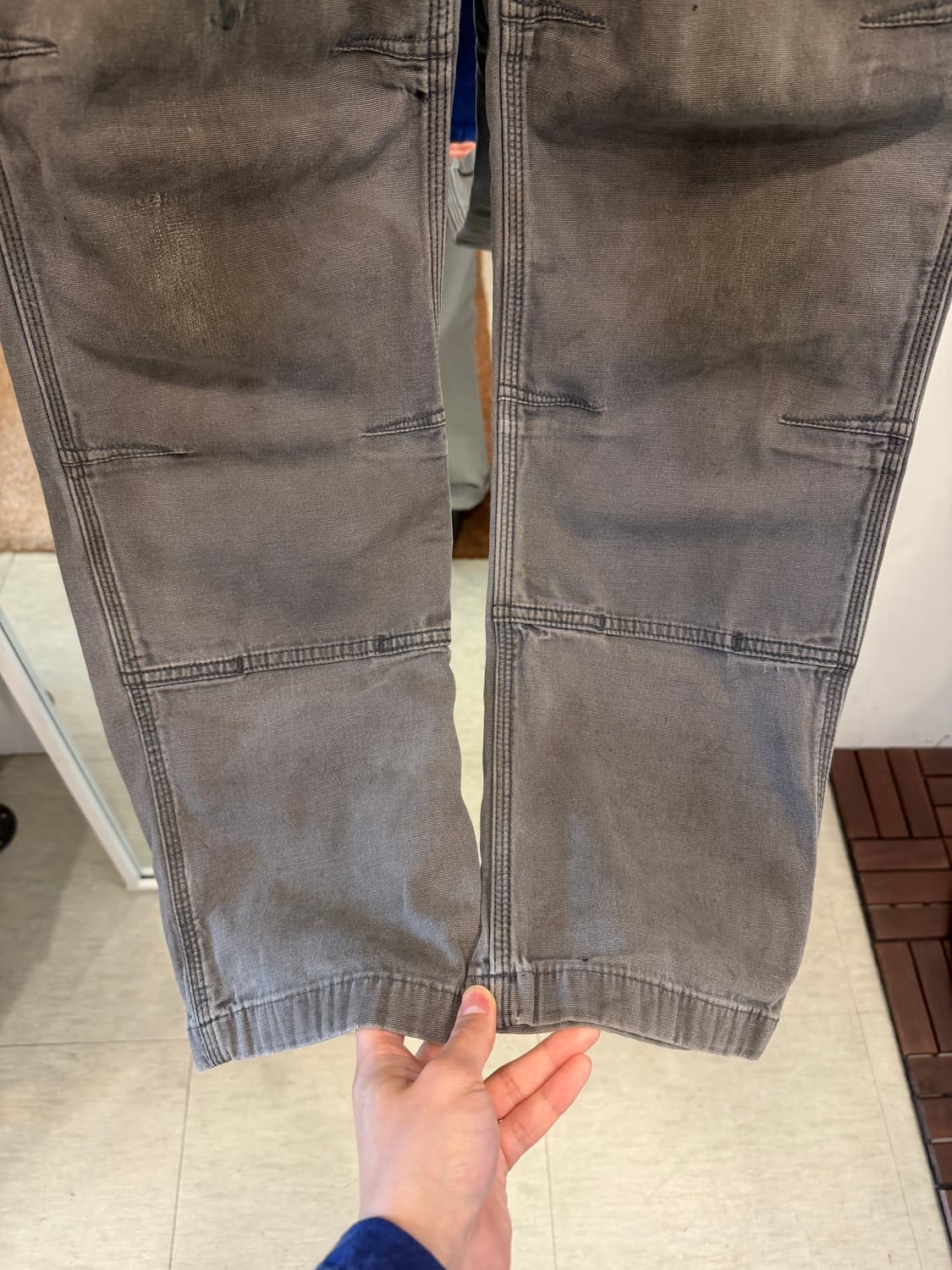 Carhartt 칼하트 디스트레스드 더블니 워크 팬츠 (34inch) 상품이미지3