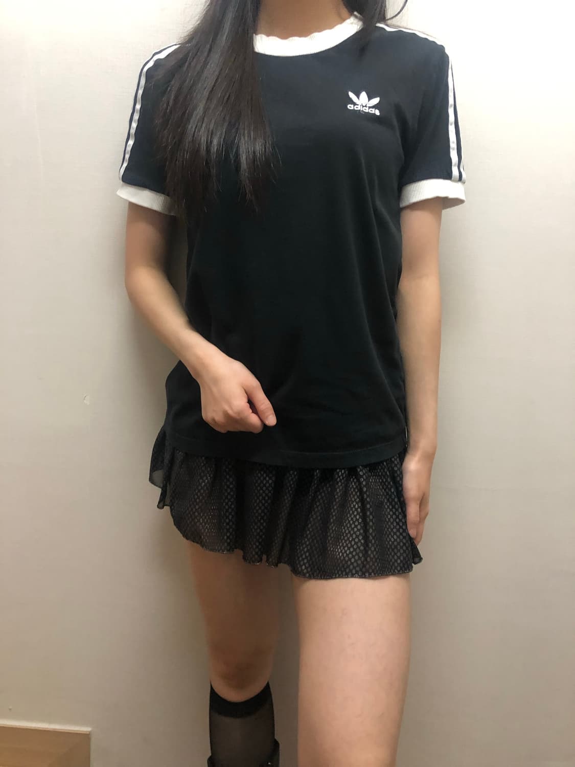 빈티지 아디다스 블랙 파이어버드 티셔츠 상품이미지1