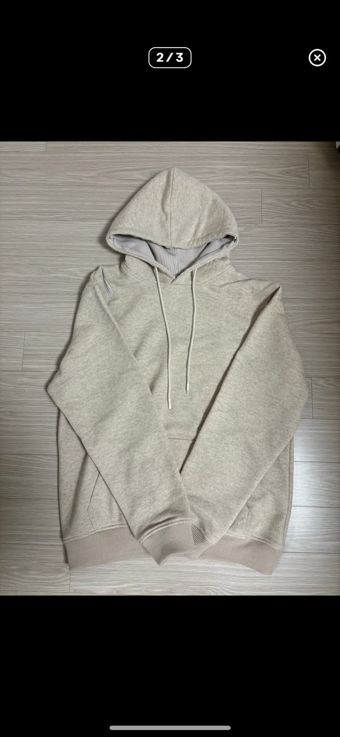 엑슬림 후드 ep.6 01 hoodie (beige) 상품이미지1