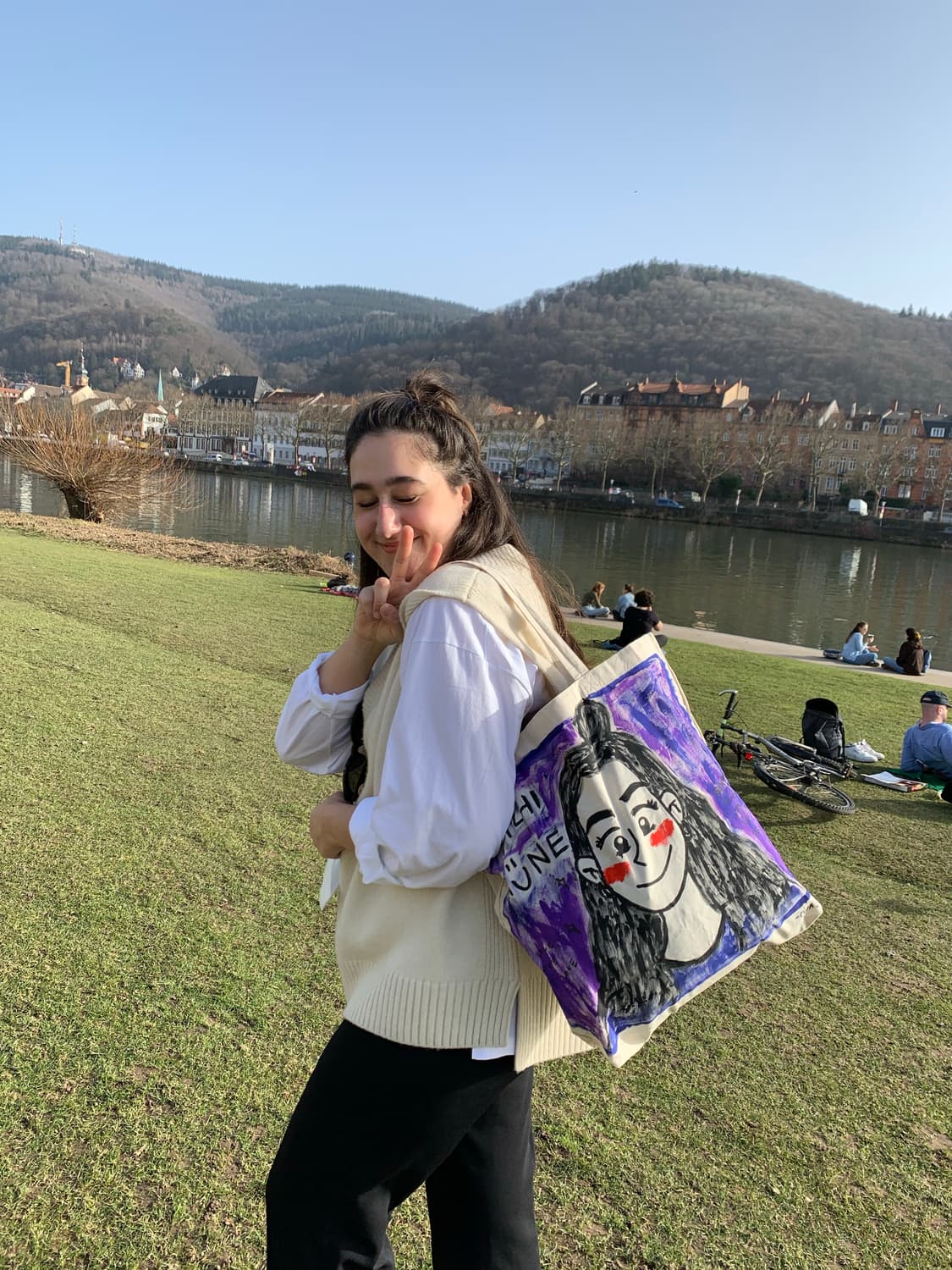 초상화 에코백 상품이미지7