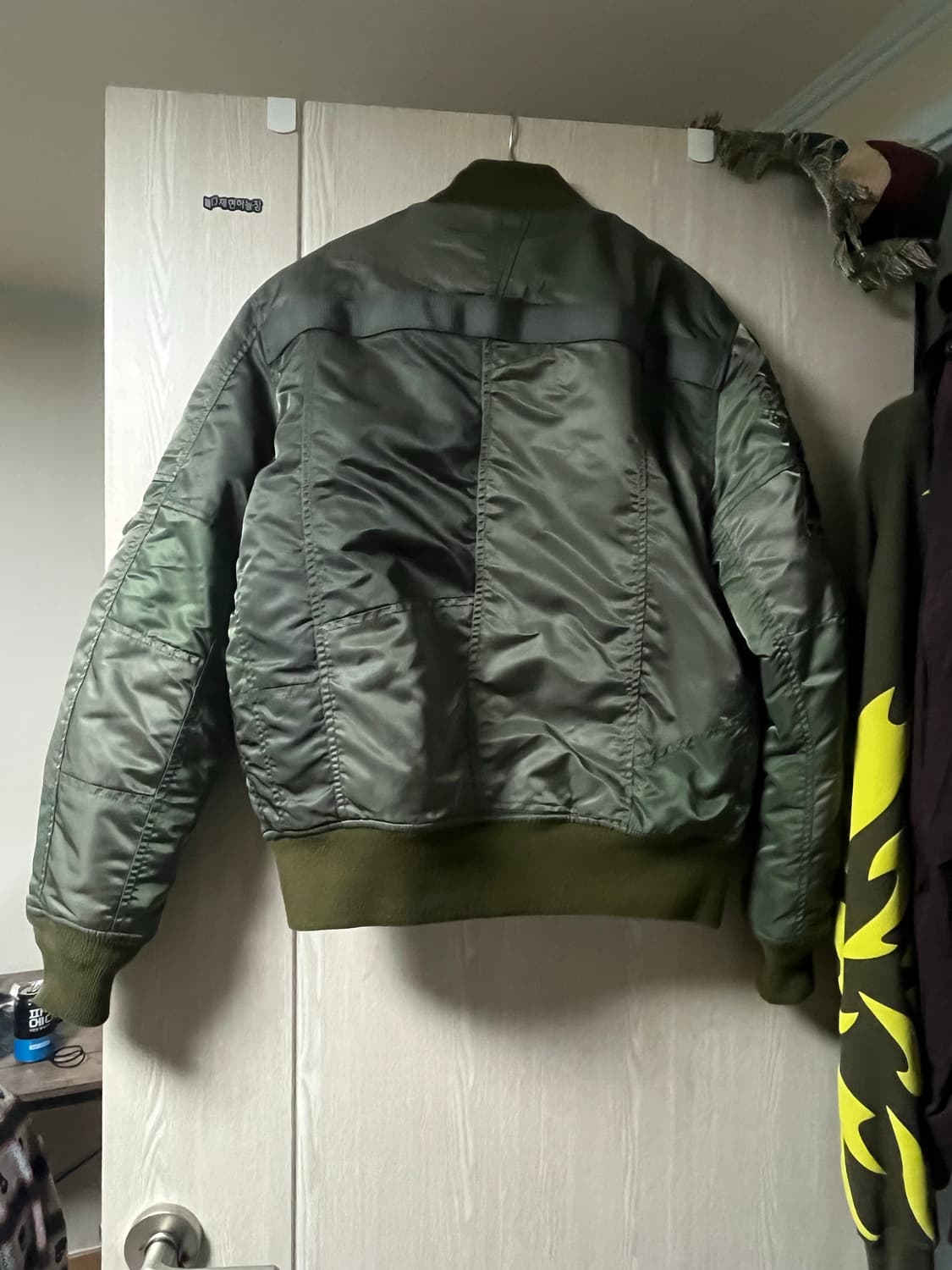 Schott 쇼트 패치워크 ma-1 상품이미지2