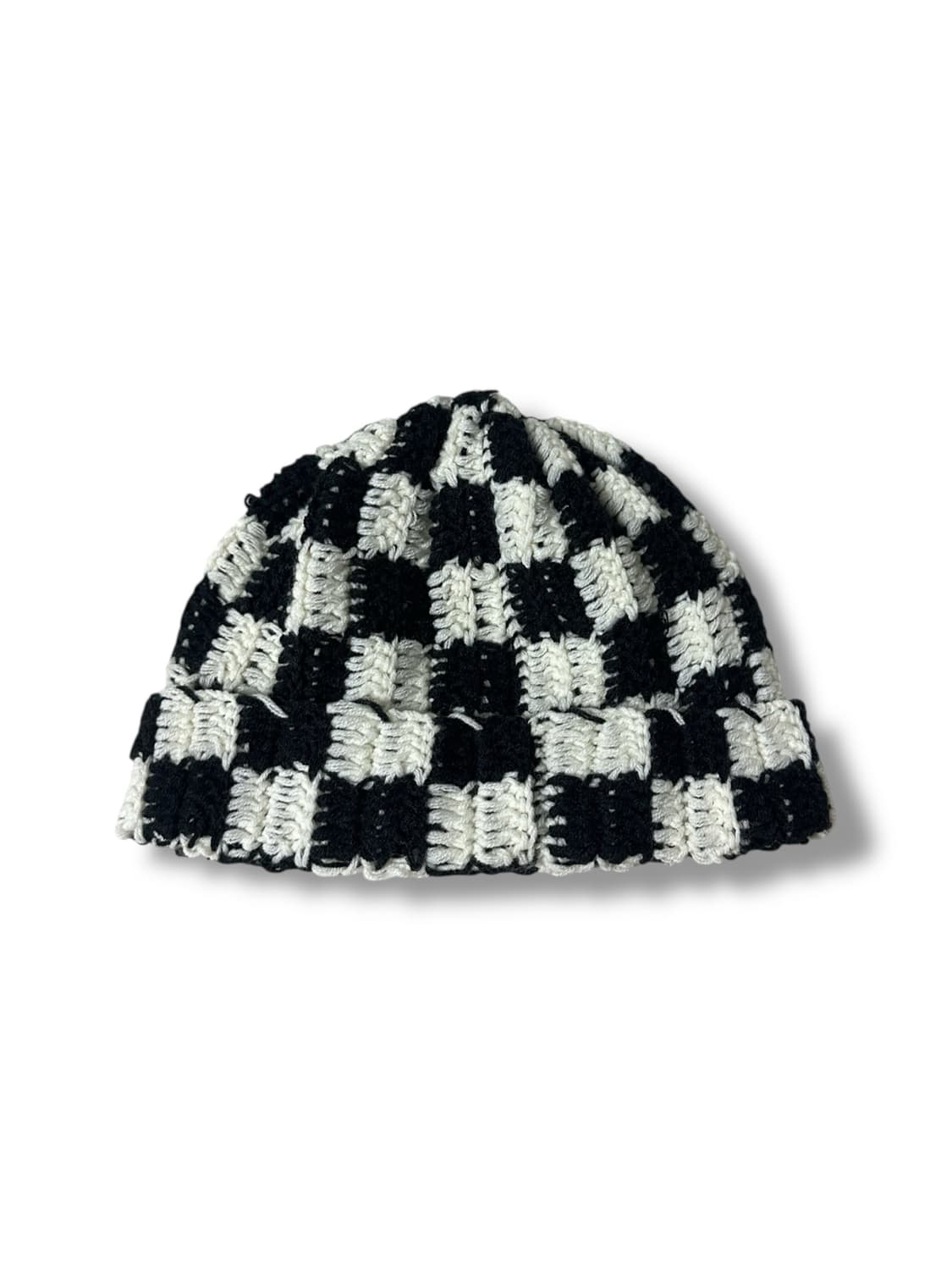 [스투시]stussy crochet checker beanie black 상품이미지2