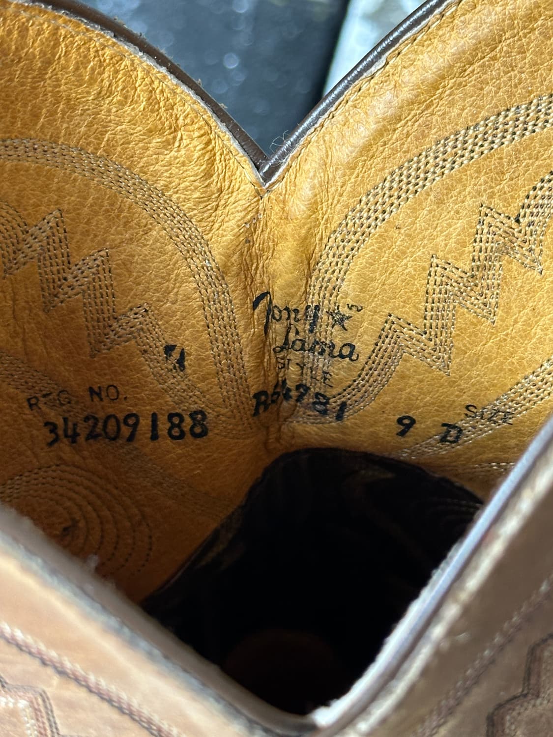 00's OG 토니라마 누벅 웨스턴 부츠 카우보이 부츠 상품이미지10