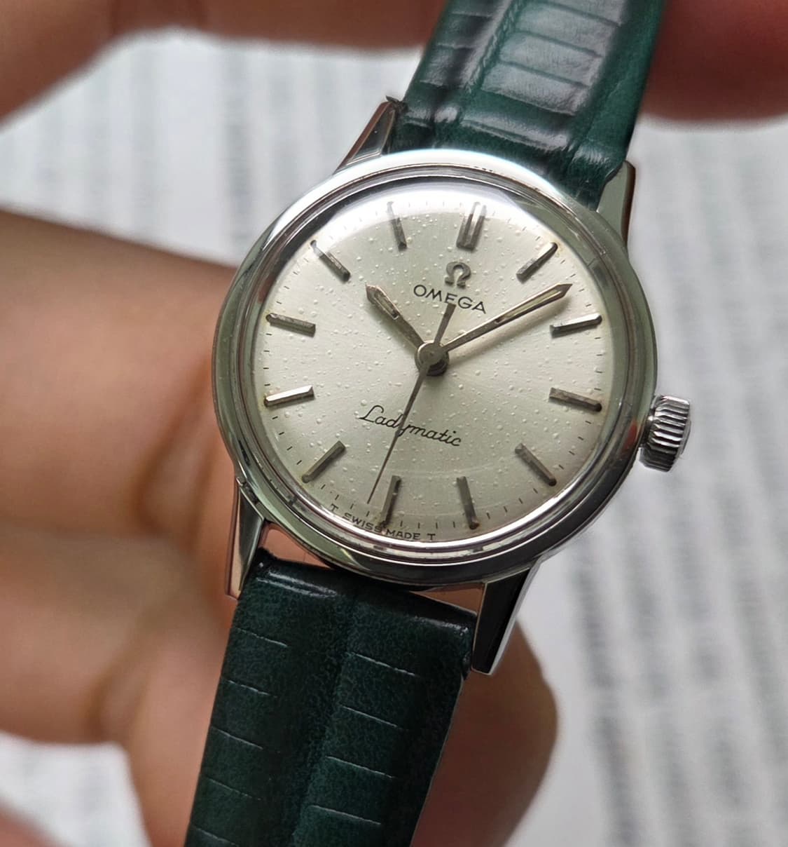 빈티지 오메가 씨마스터 레이디매틱 해마 백케이스 오토매틱 여성용 상품이미지3