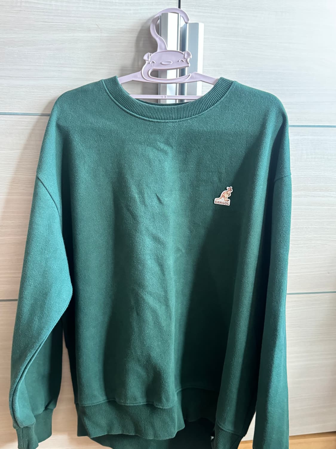 캉골 그린 맨투맨 M 상품이미지1