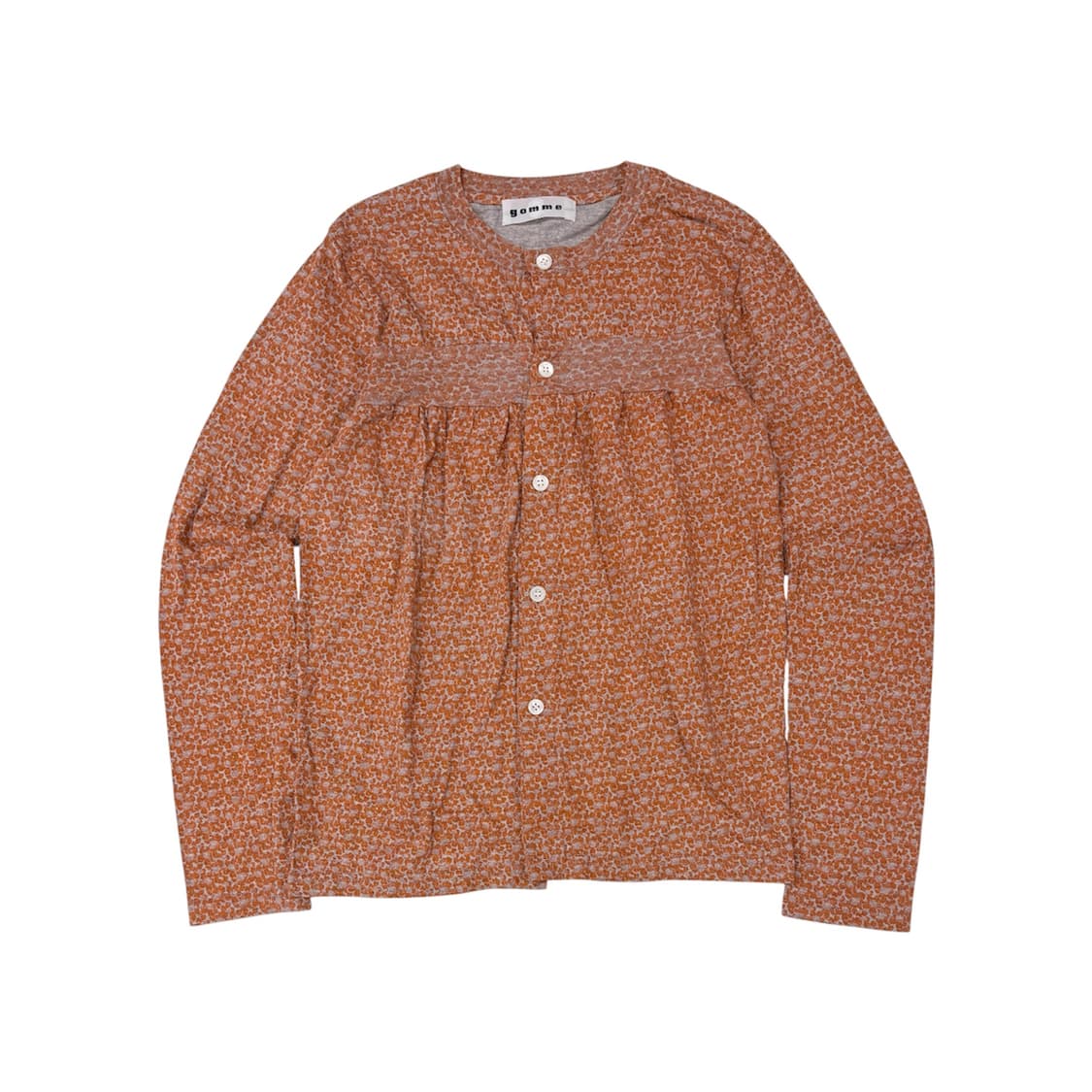 Gomme floral shirring cardigan 상품이미지1