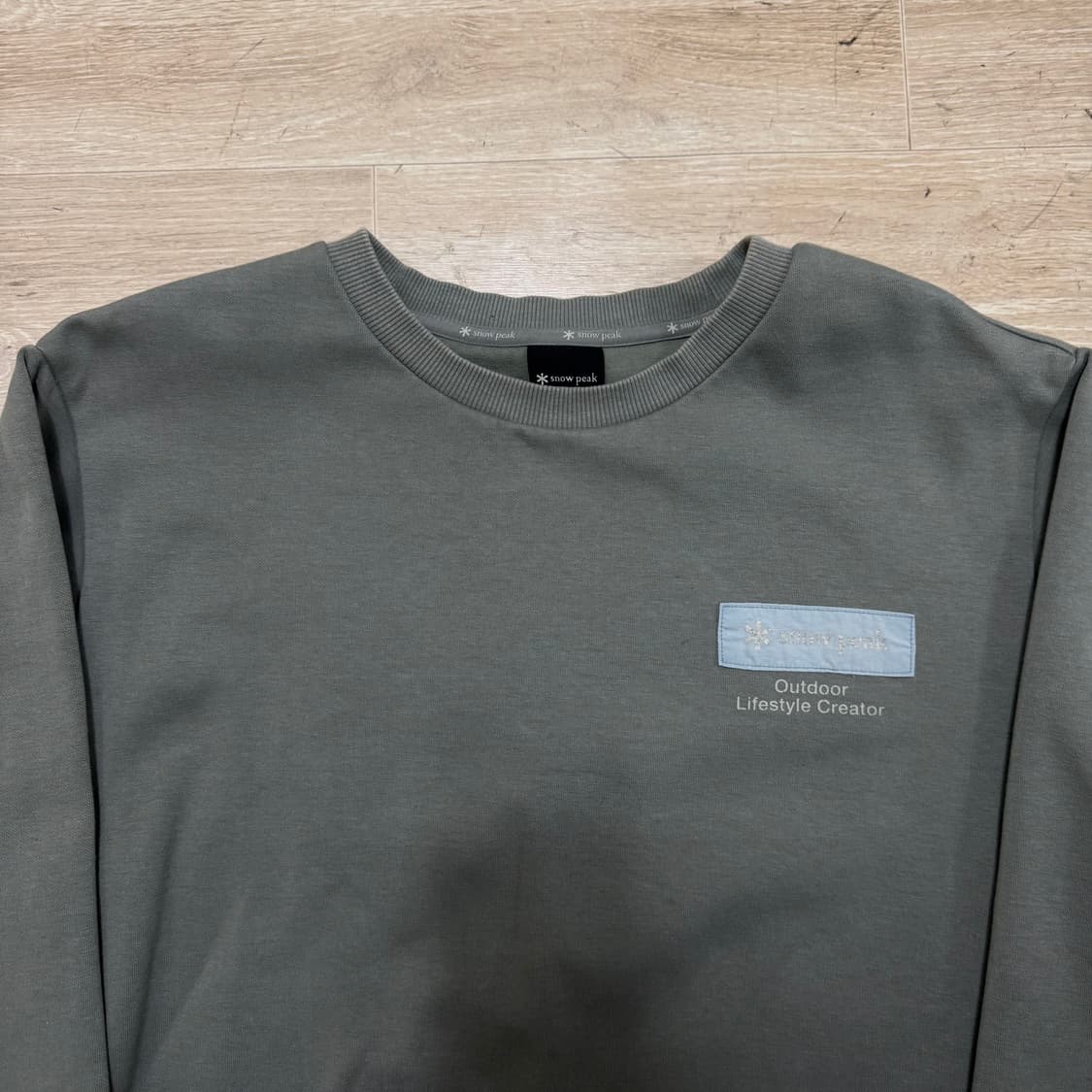 스노우피크 아웃도어 기모안감 맨투맨 상품이미지2