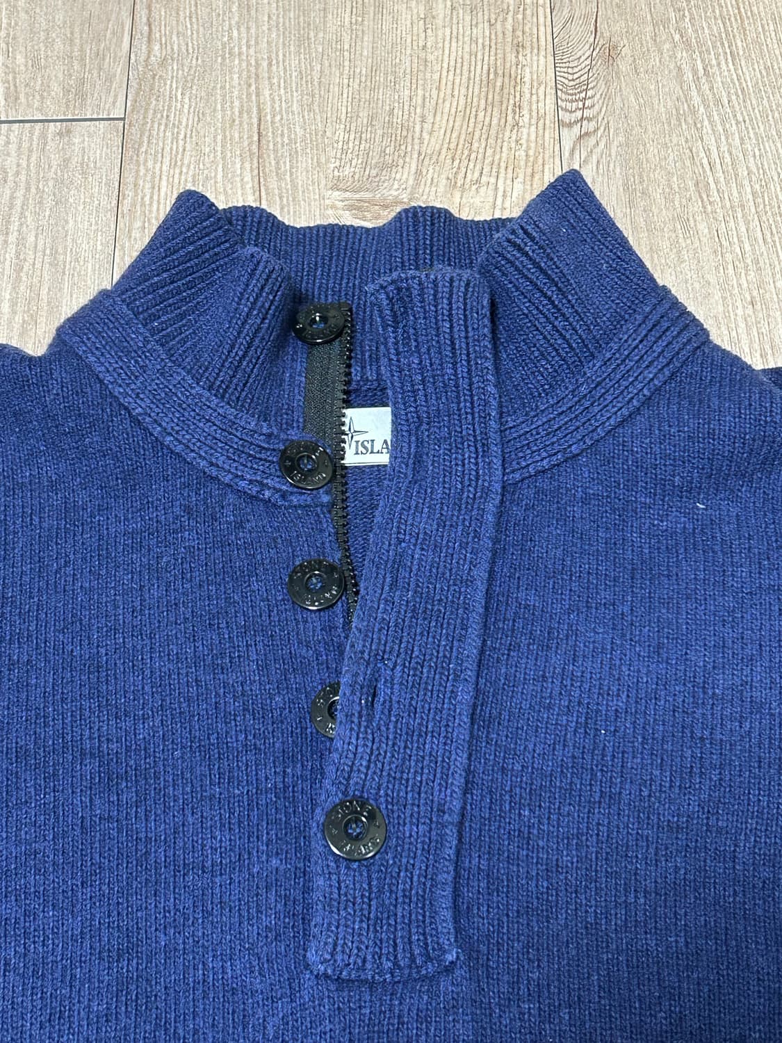 스톤아일랜드 반집업 니트 XXL 상품이미지3