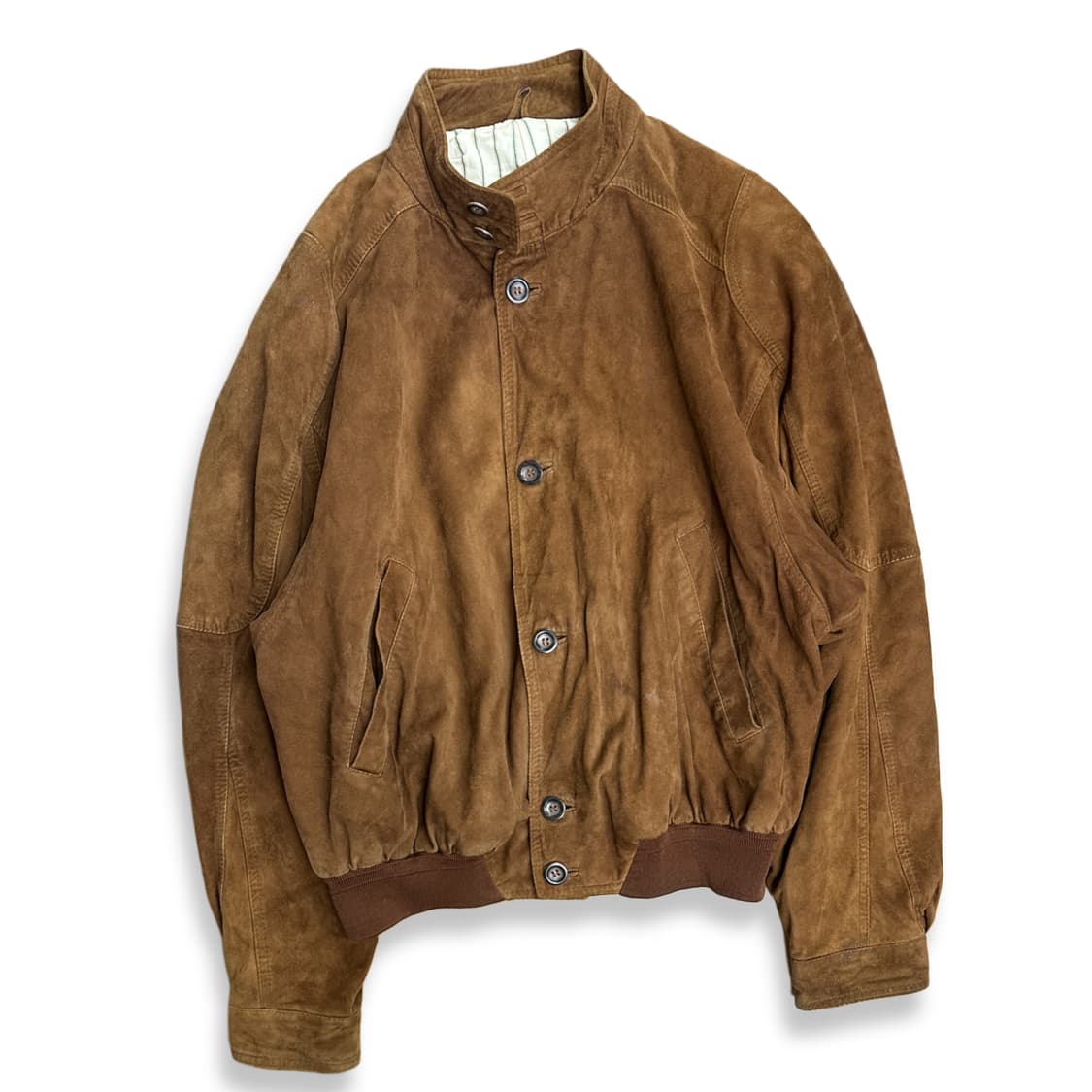 90s HUGO BOSS 스웨이드 레더 자켓 XL 상품이미지1