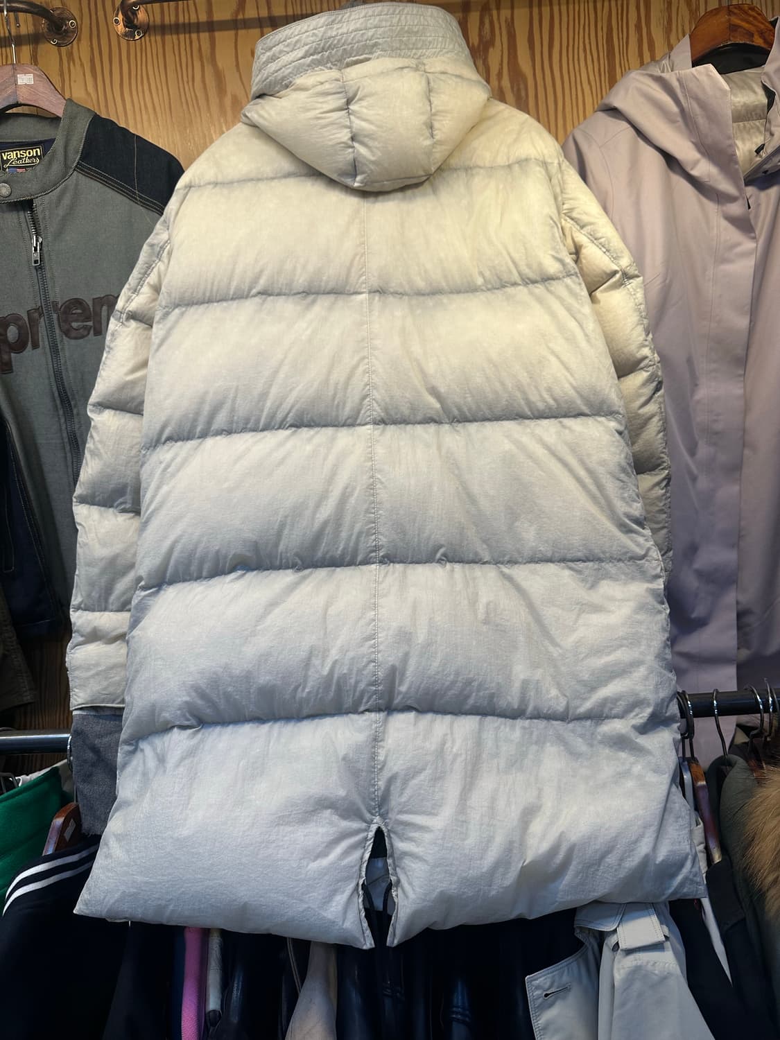 스톤아일랜드 화이트 패딩 상품이미지10