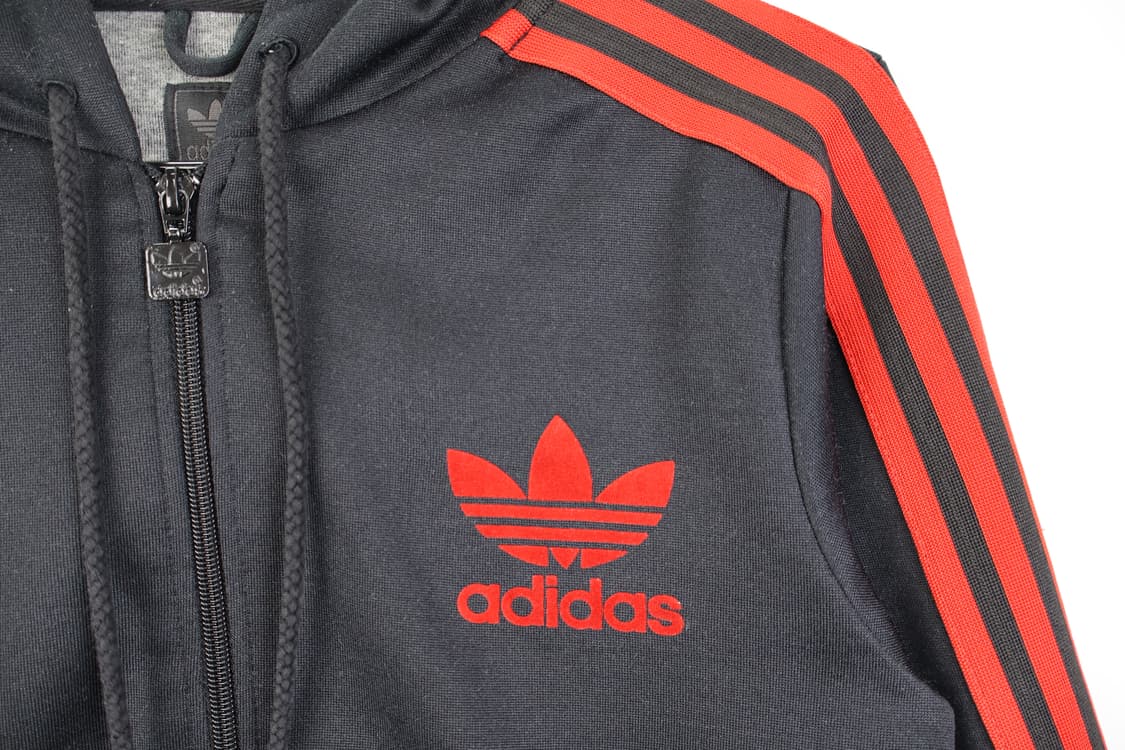 Adidas Black & Red Firebird Zip Up Hood 상품이미지6