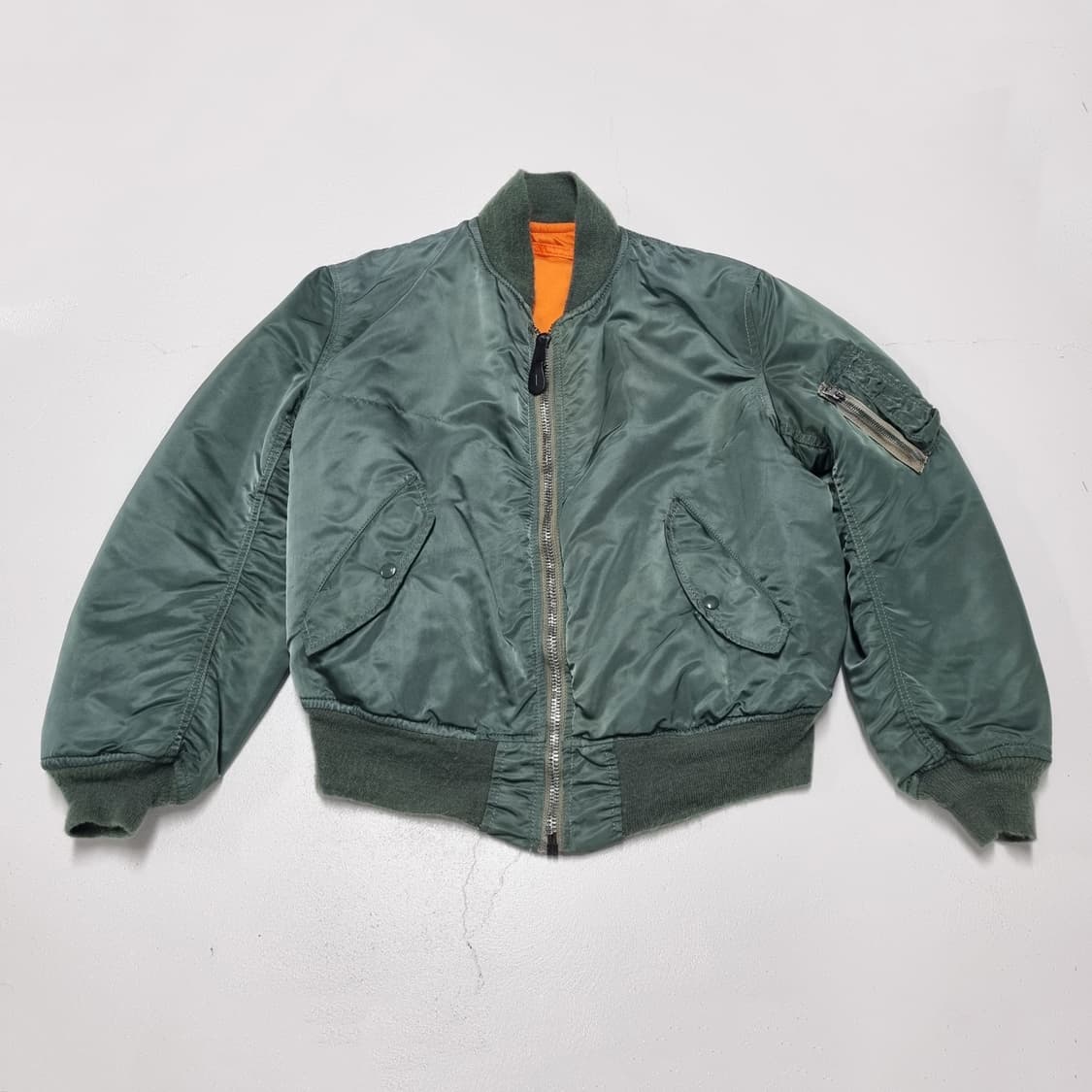 90S 알파인더스트리 MA-1 올리브 그린 - M  상품이미지1