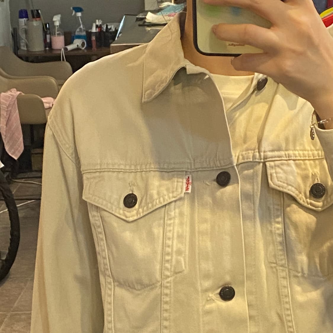 [NO.9] Levis 아이보리 자켓 상품이미지3