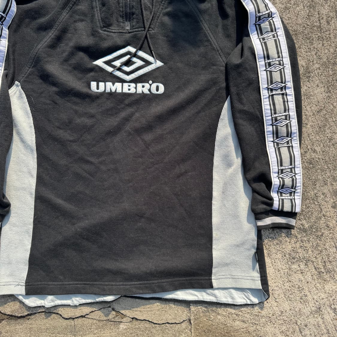 [L~XL] Umbro 엄브로 올드스쿨 하프집업 후드티 상품이미지4