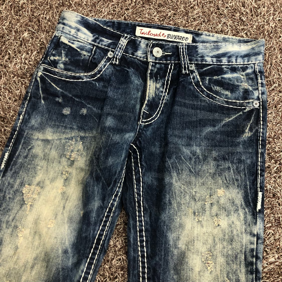버커루 워싱 디스 데님 팬츠 상품이미지2