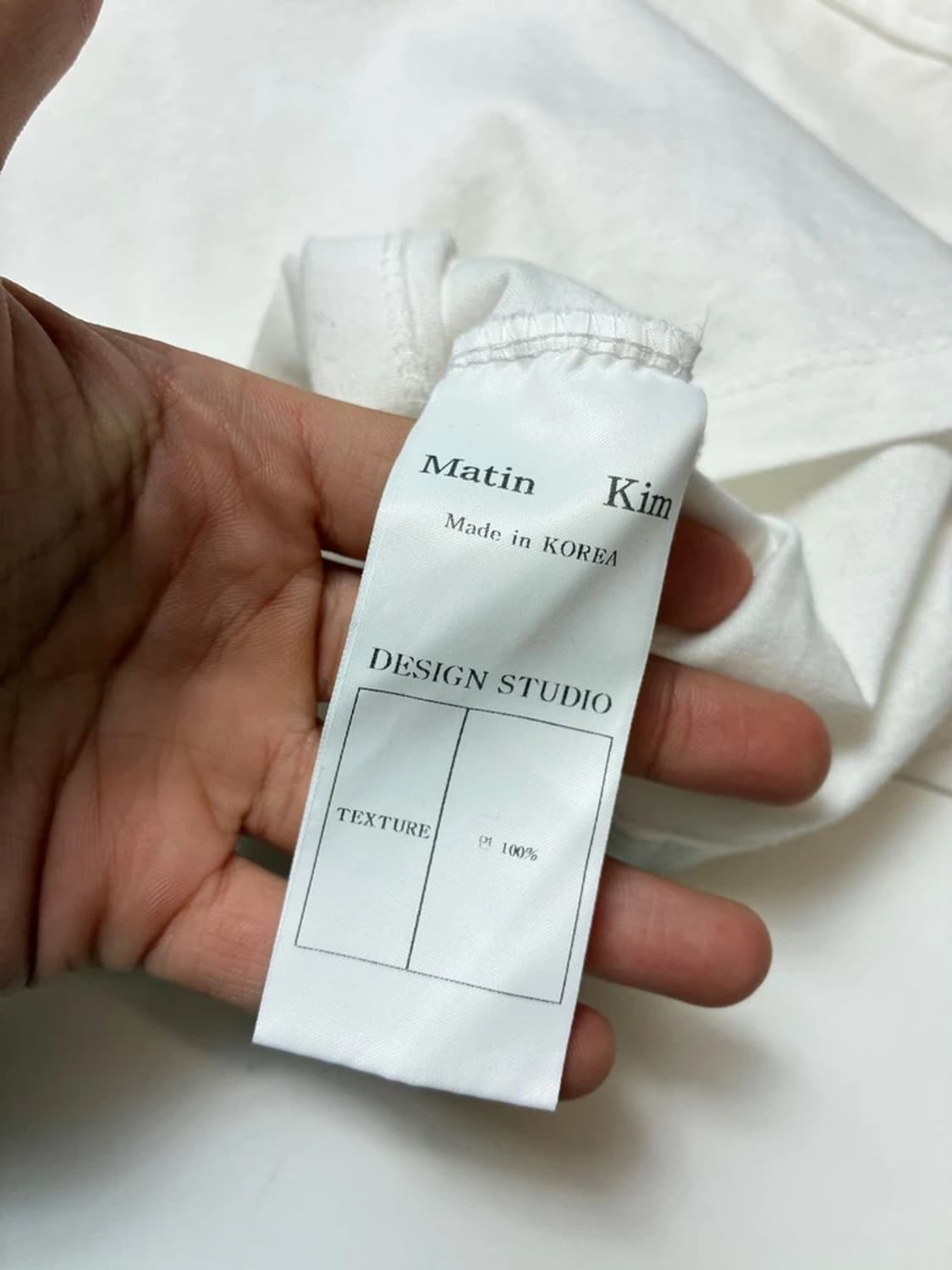 마뗑킴 Matin Kim 21FW 크롭 반팔 티셔츠 PN9045 상품이미지6