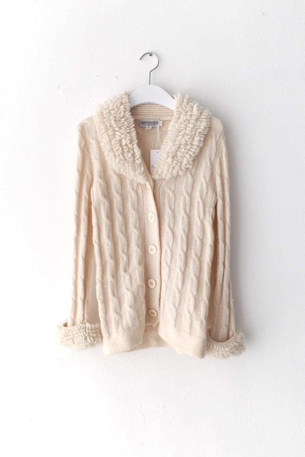 knit fur cardigun 상품이미지1