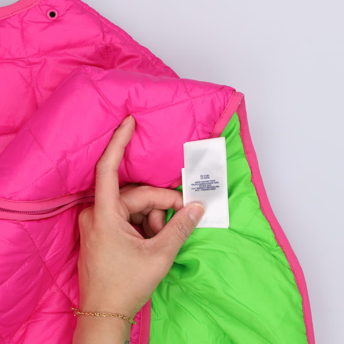 XL 폴로 키즈 빅포니 퀄팅 조끼 0330H1 상품이미지5