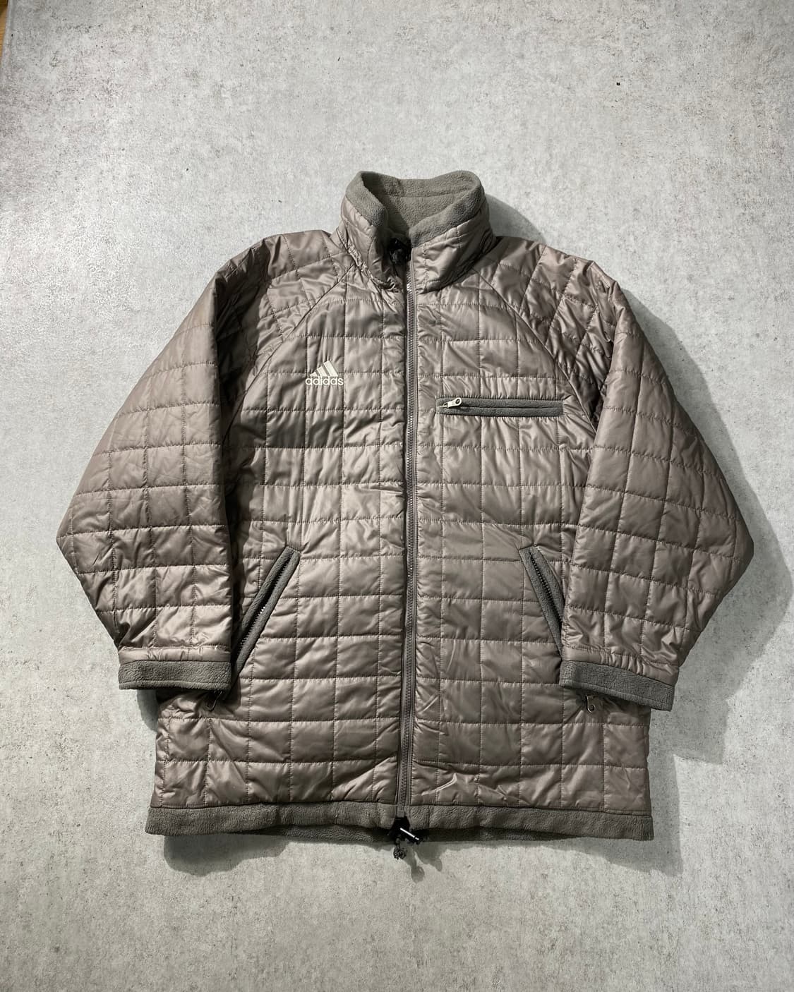 [S-M] 90s Adidas 아디다스 리버서블 패딩 플리스 자켓 상품이미지1