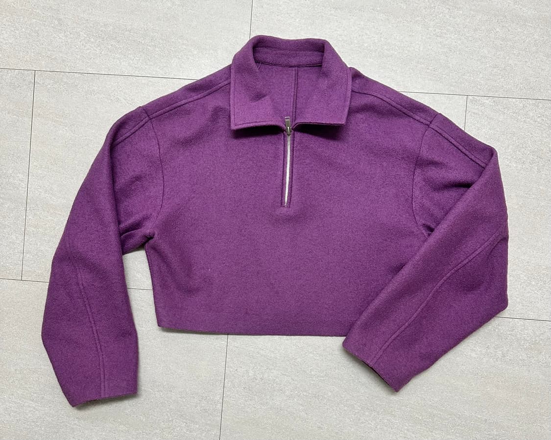 Ethos Basic half zip-up PURPLE 베이직하프집업 상품이미지3