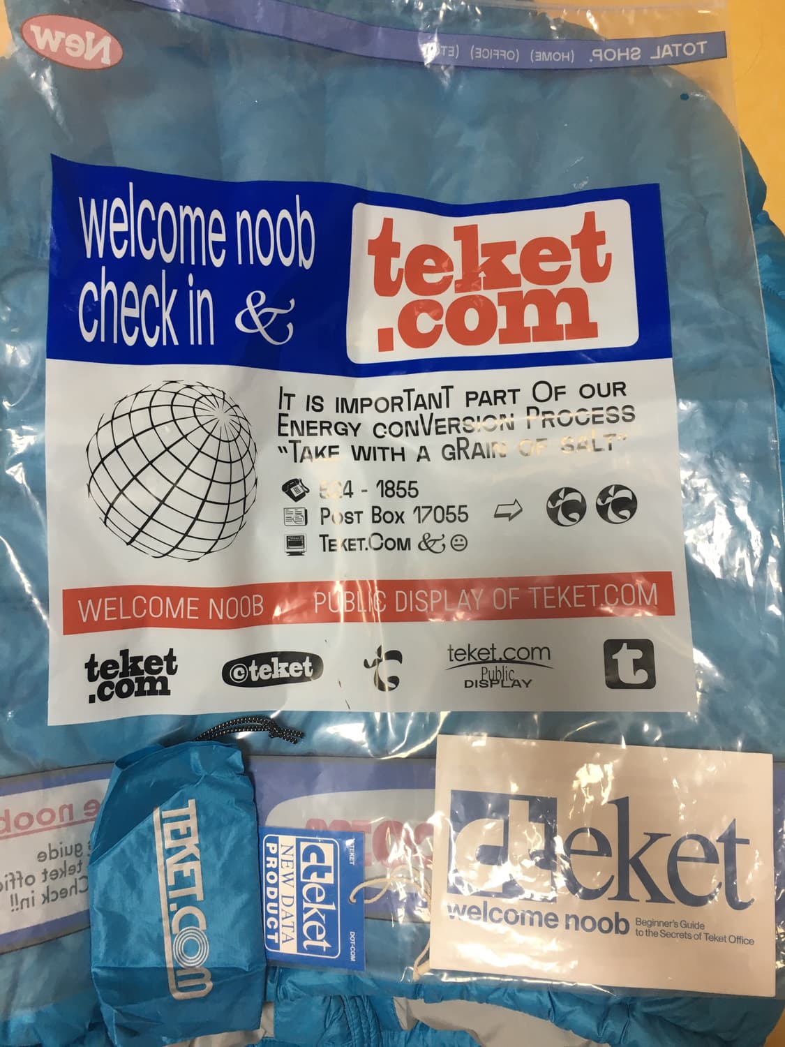 테켓 25FW 경량패딩 블루 M 상품이미지5