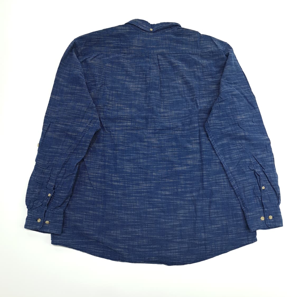 CN674 2XL 바버 인디고 슬럽 스트라이프 긴팔 셔츠 남방 상품이미지8