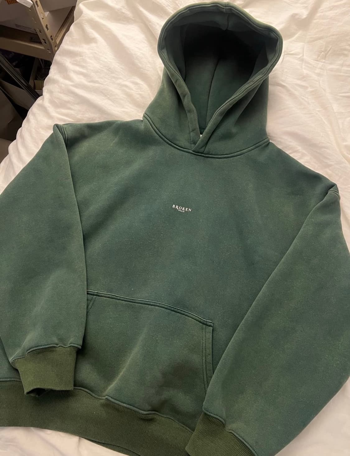 broken oslo 선 페이디드 후드티 그린 M 상품이미지6