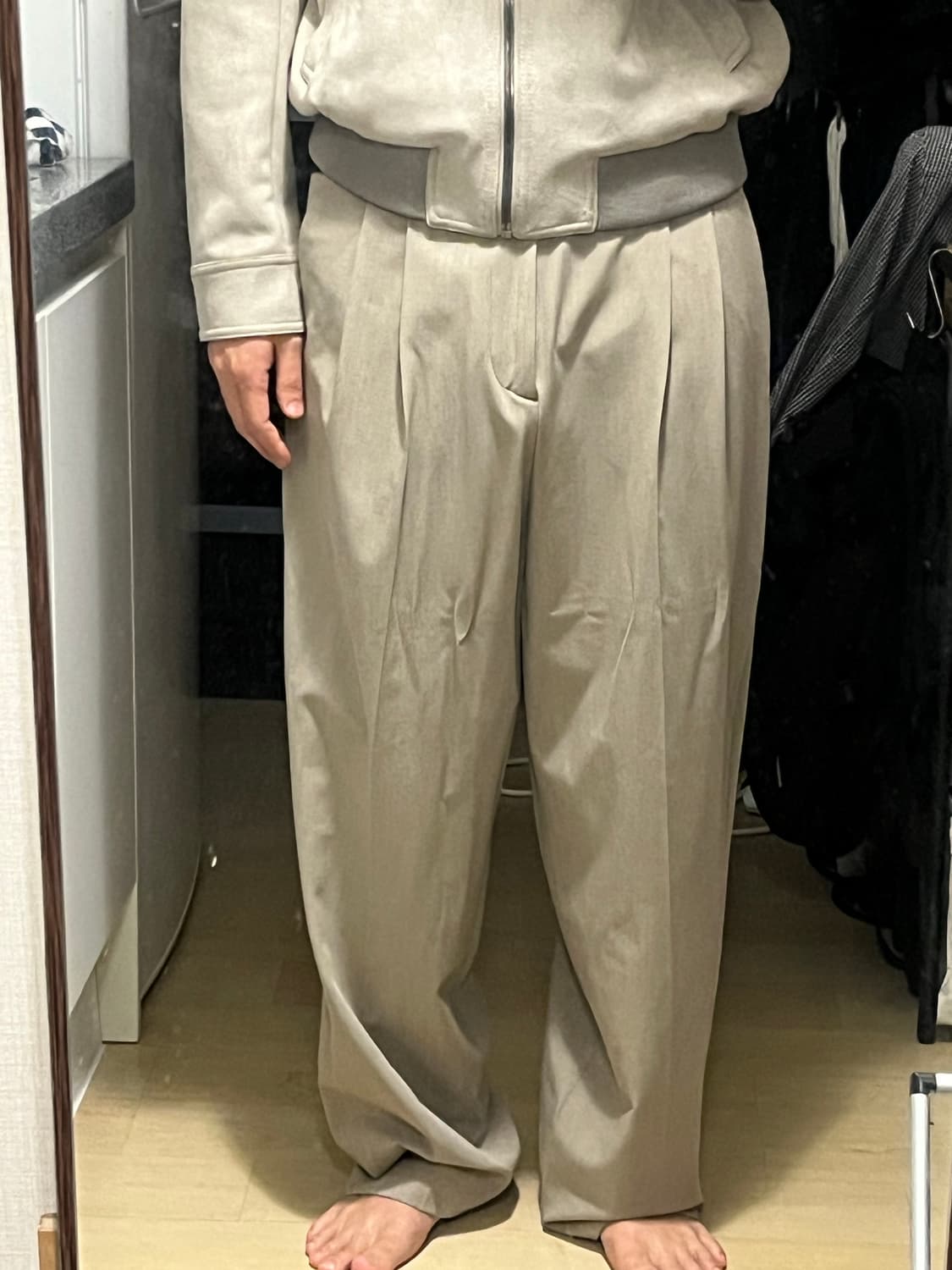 자라 셋업 블루종 상의 XL 하의 L 상품이미지7