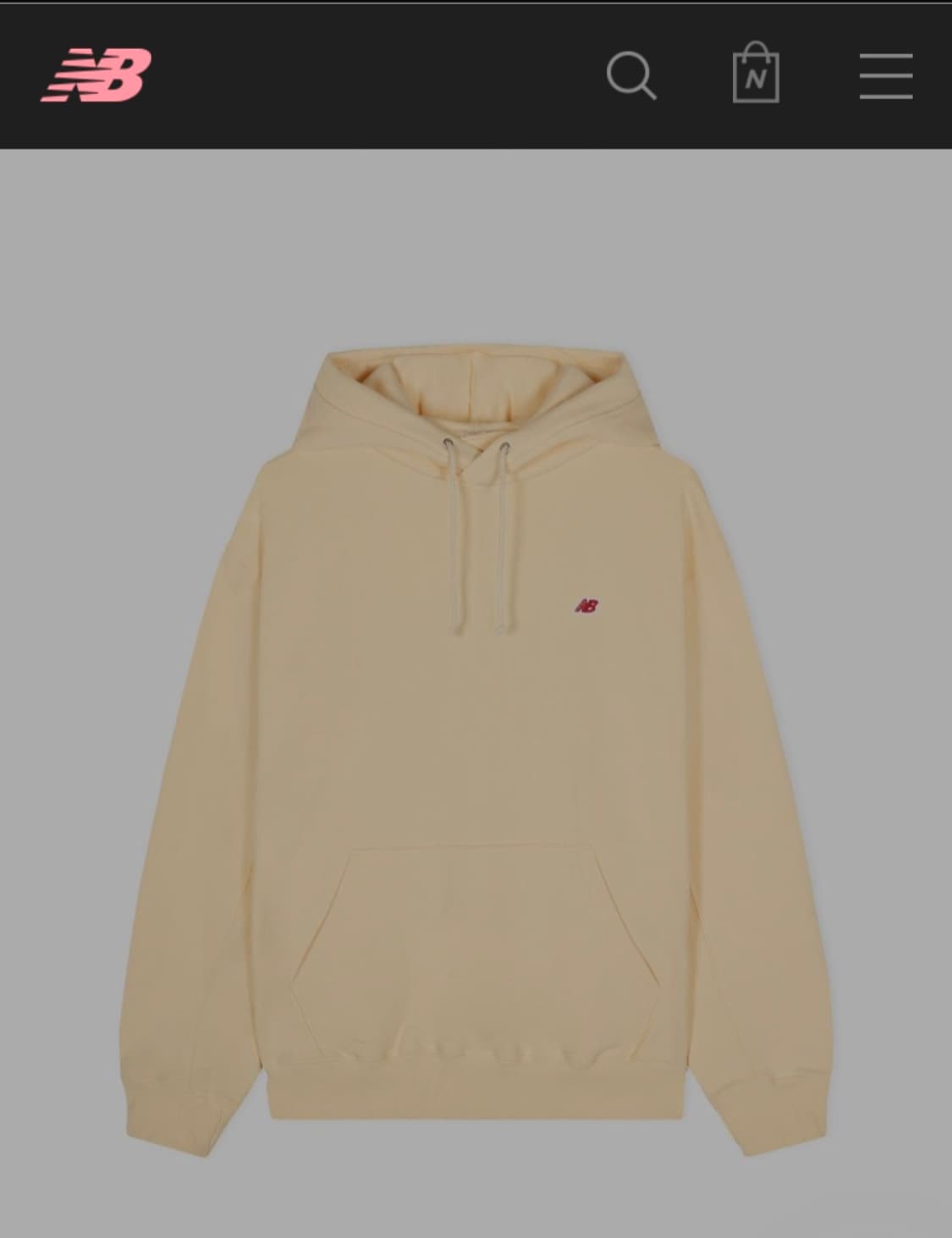 뉴발란스 made in USA 코어 후드티 XL 새상품 상품이미지8