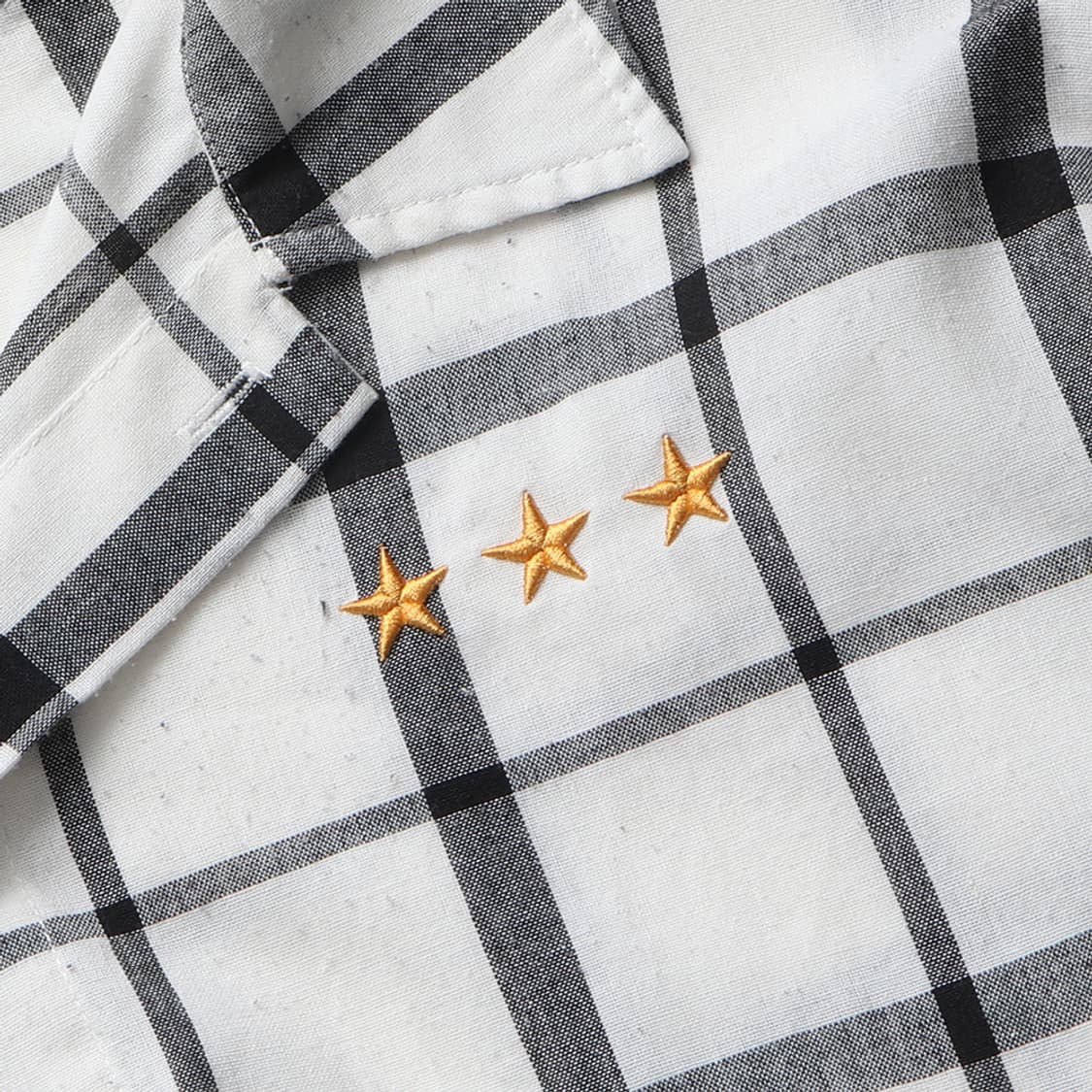 WHO'S WHO gallery Star Embroidered Shirt 상품이미지6