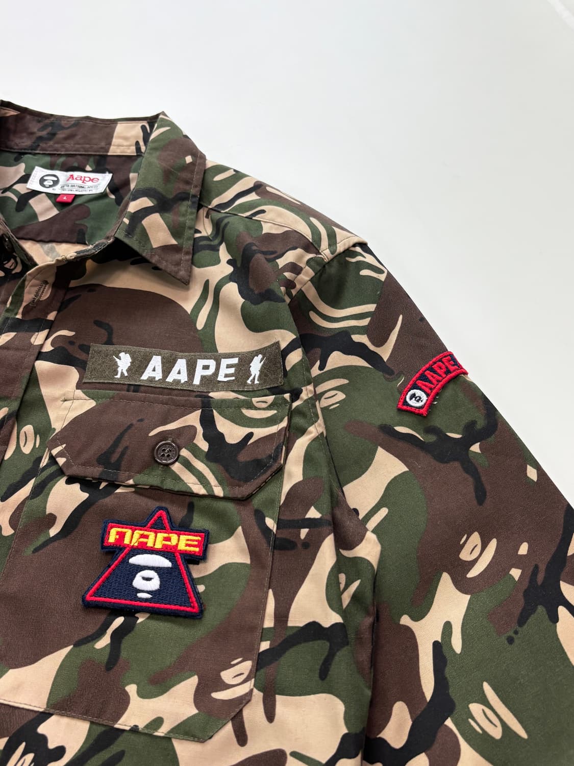 Aape 베이프 에이프 카모플라쥬 셔츠자켓 상품이미지7