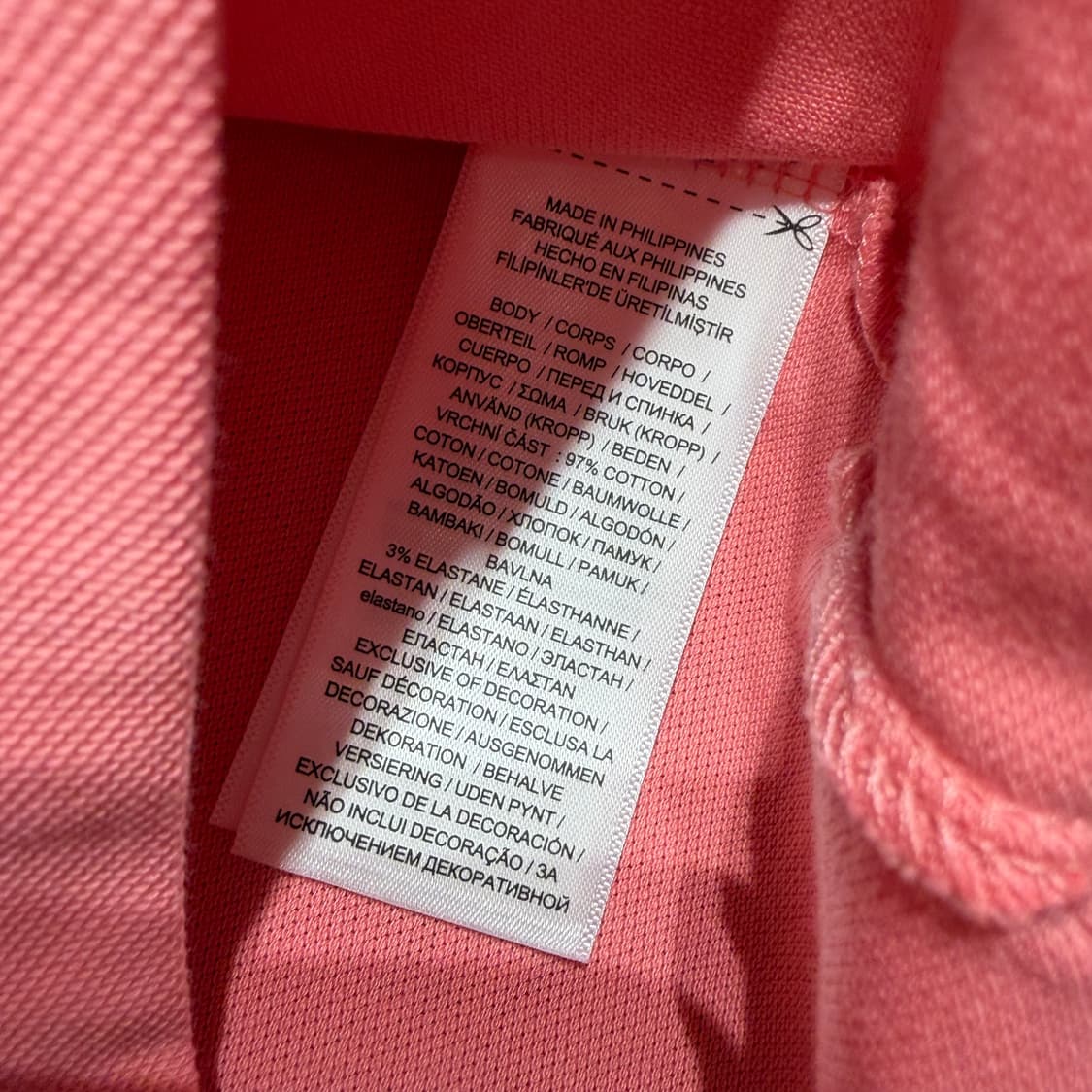 폴로랄프로렌 여성 슬림 피케 반팔 s 상품이미지3