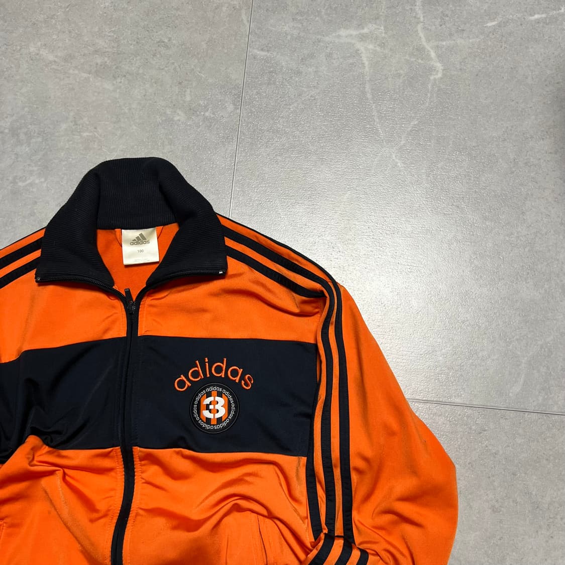 100 아디다스 오렌지 져지 트랙탑 상품이미지2