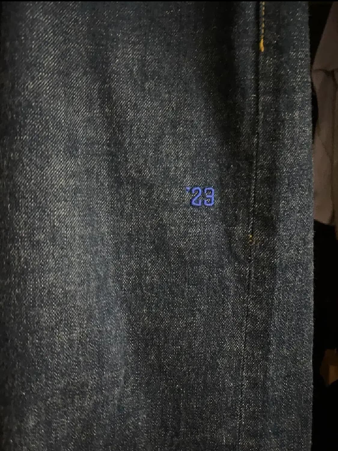 cahlumn 셀비지 배기 데님팬츠 m 상품이미지5