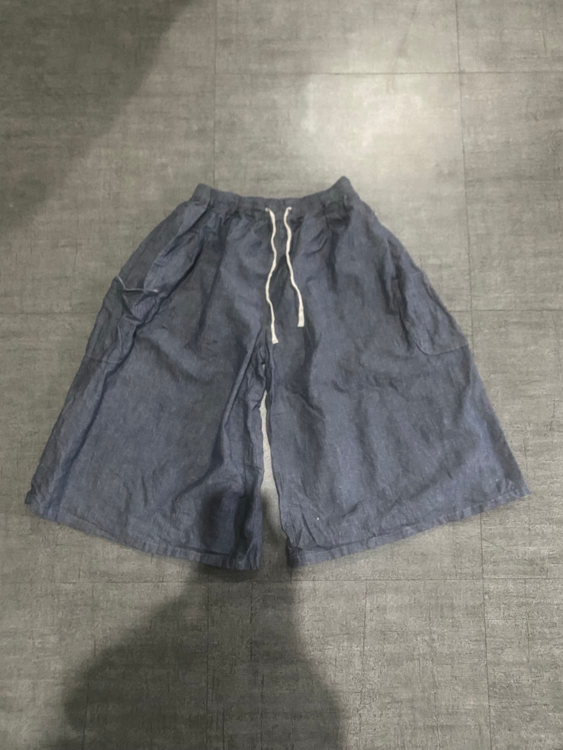 일본빈티지 Roux 올드스쿨아메카지 와이드6부 썸머나팔버뮤다팬츠 상품이미지1