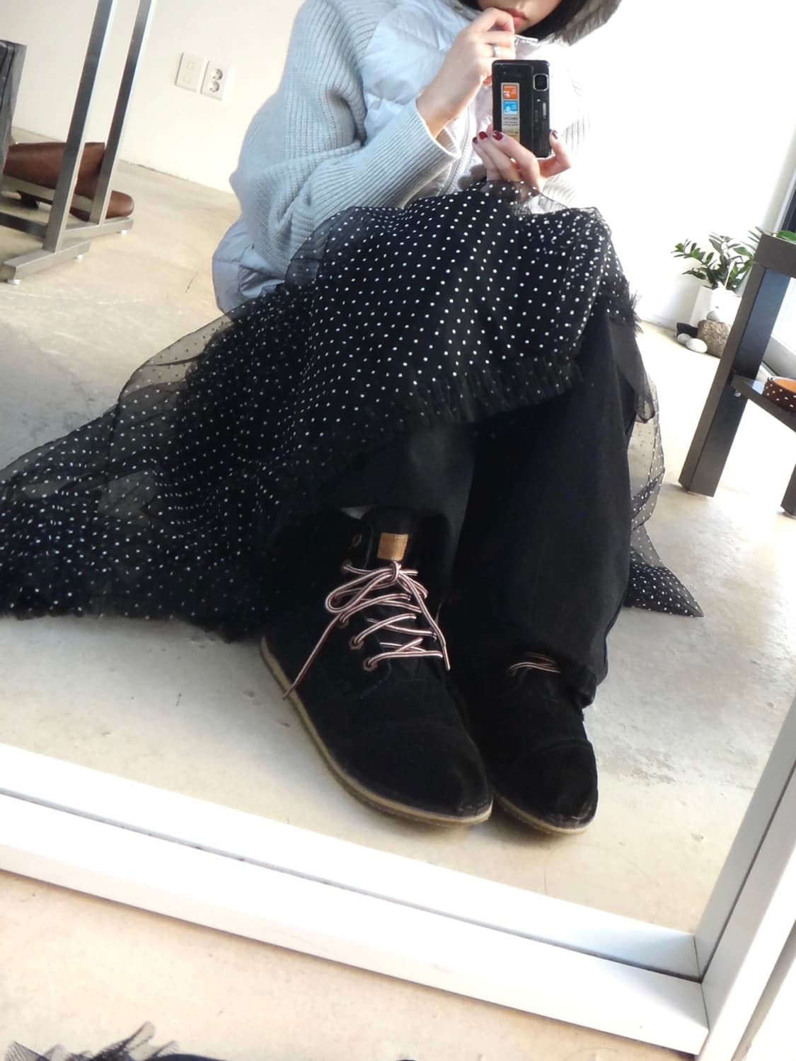 TOMS velvet mocasin shoes 상품이미지8