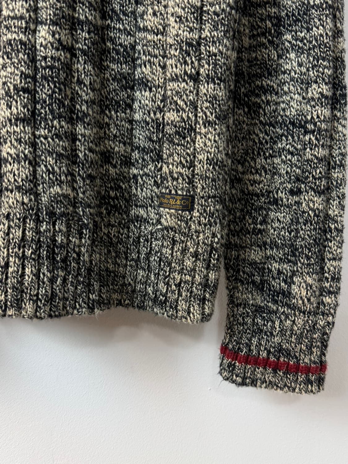 폴로 랄프로렌 그레이 말드 골지 니트  상품이미지4