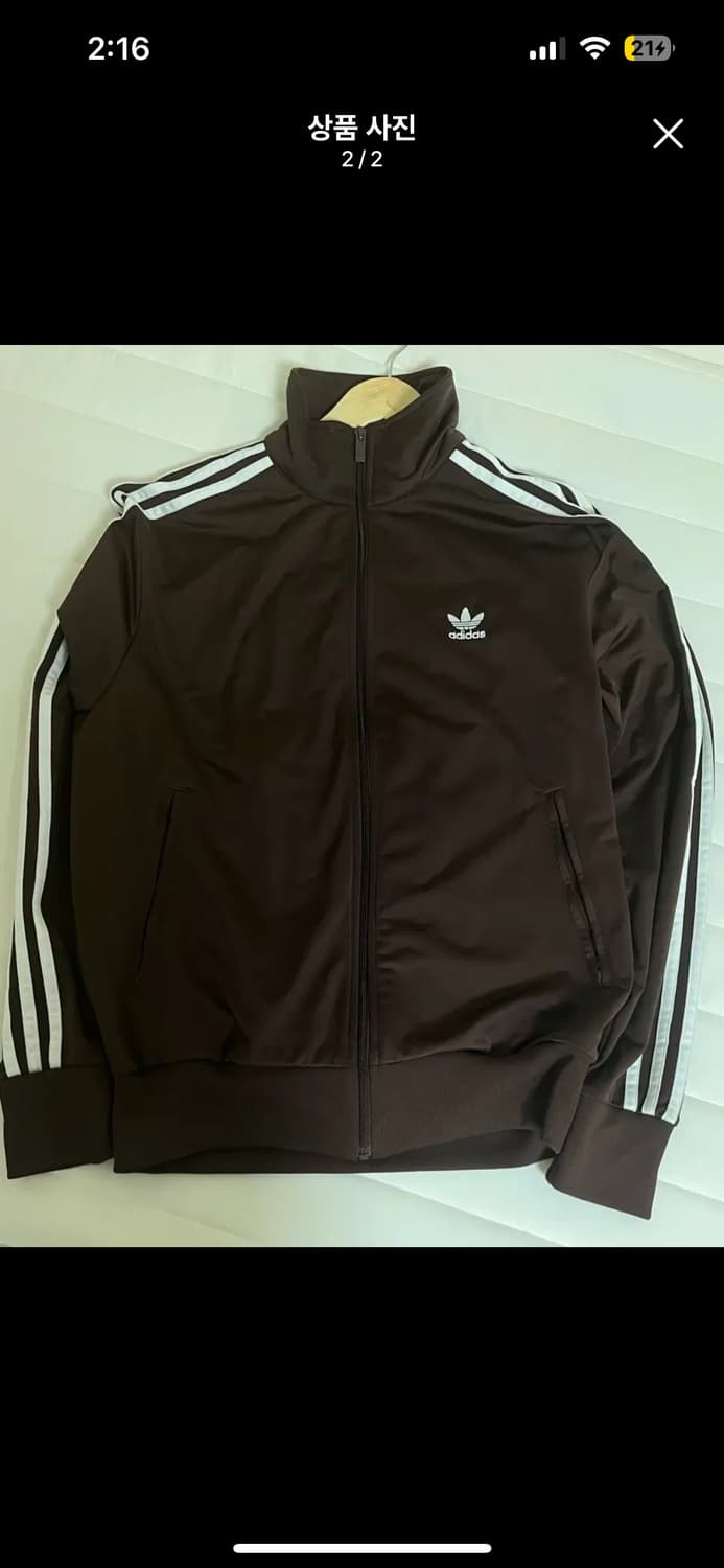 아디다스 브라운 져지 m 아디컬러 클래식 파이어버드 트랙 탑 삼선 초코 상품이미지2