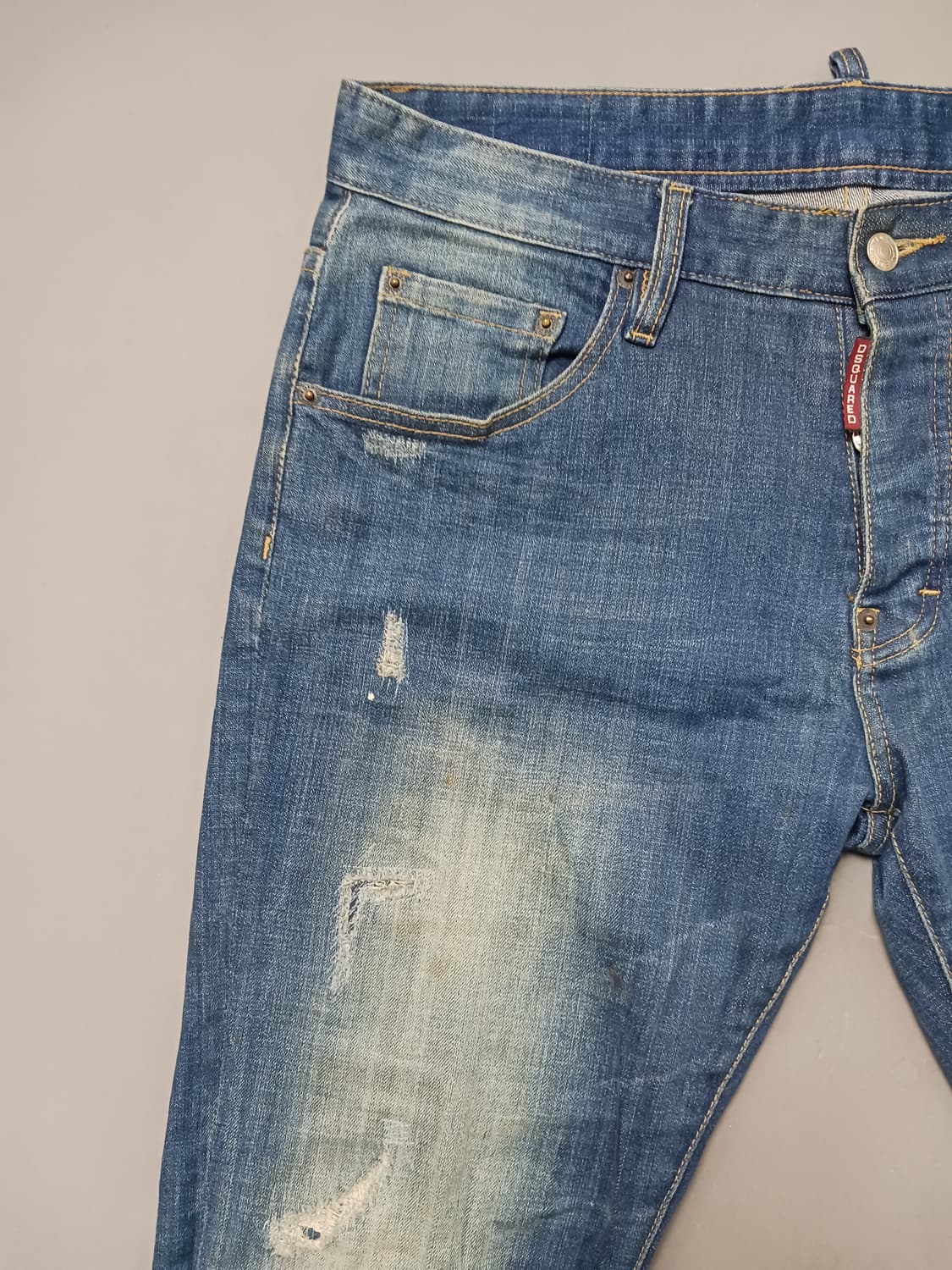 [34] 디스퀘어드2 964패치 슬림진 청바지 상품이미지2