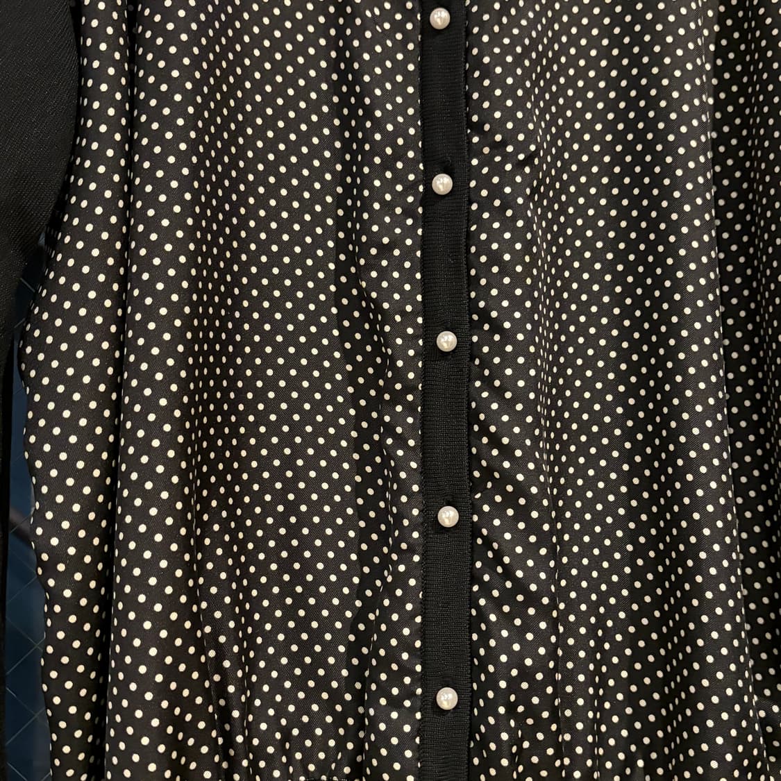 Polo Ralph Lauren 폴로 랄프로렌 도트 진주 배색 가디건 상품이미지7