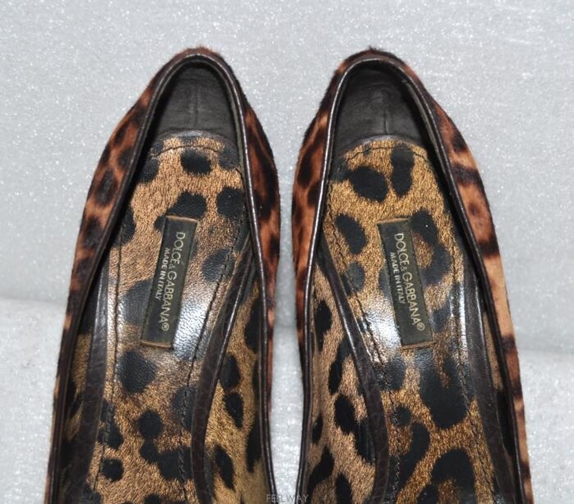 돌체앤가바나/여성호피무늬송치구두(사이즈240정품) 상품이미지8