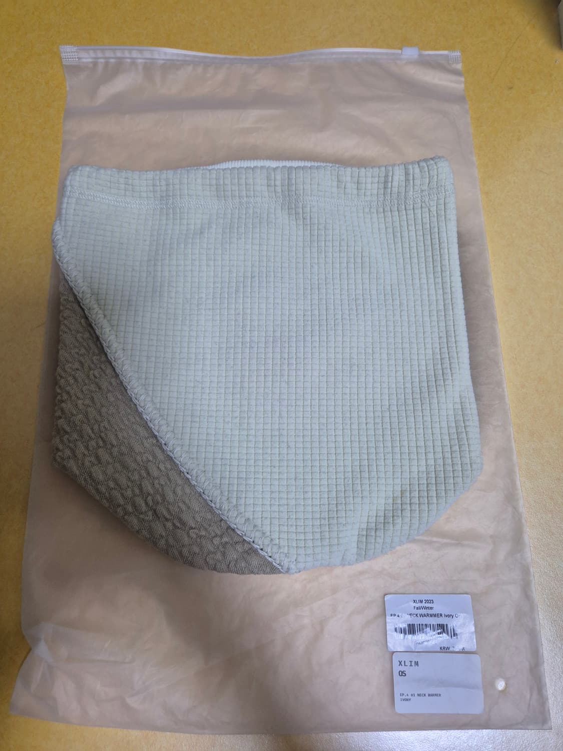 XLIM EP.4 NECK WARMER IVORY 상품이미지3