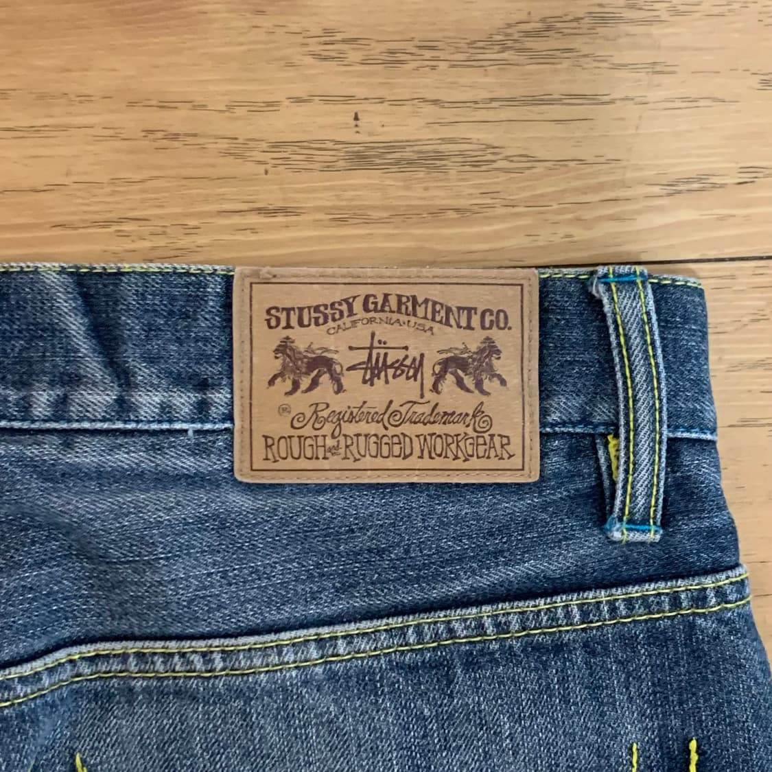 00s stussy rough & rugged denim pants 상품이미지6