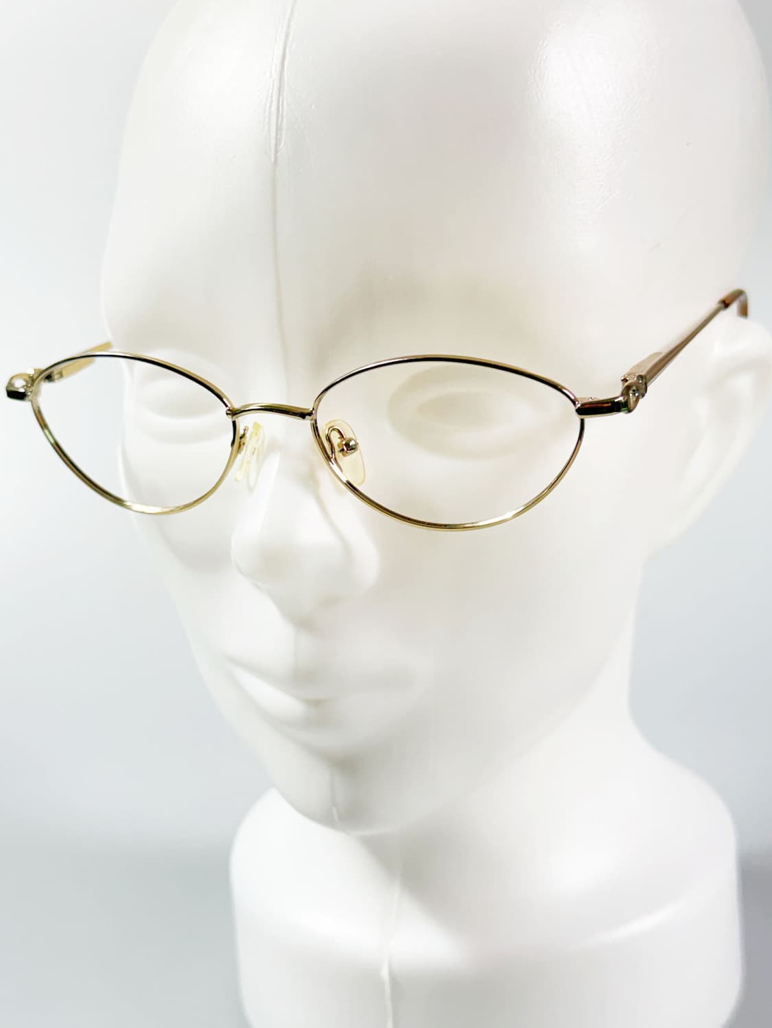 Fundamentals 골드 슬림 오벌 메탈 프레임 빈티지 안경 상품이미지9