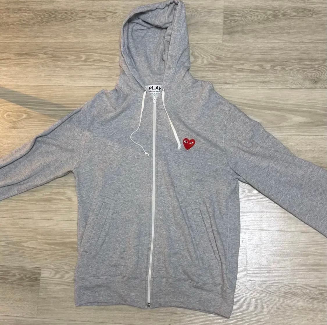 꼼데가르송 후드집업 그레이xL 상품이미지1