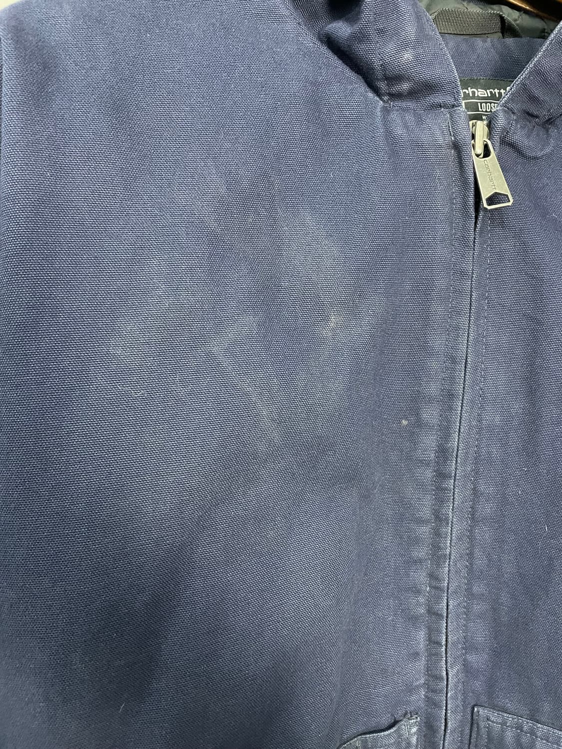 칼하트 OG 네이비 샌드스톤 액티브 워크 자켓 H2098 상품이미지10