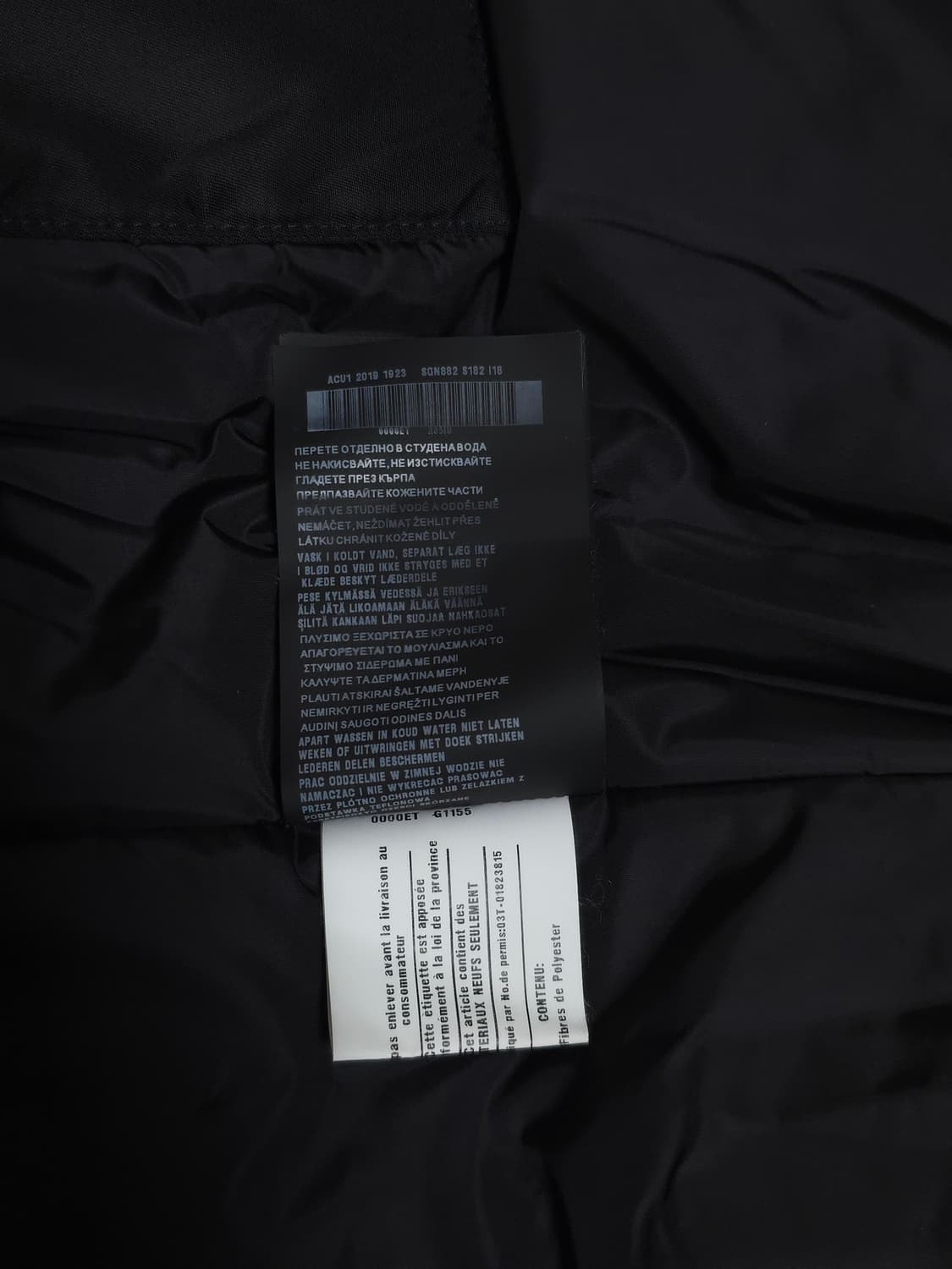 [XL] 프라다 나일론 포코노 패딩 자켓 블랙(SGN882) 상품이미지10