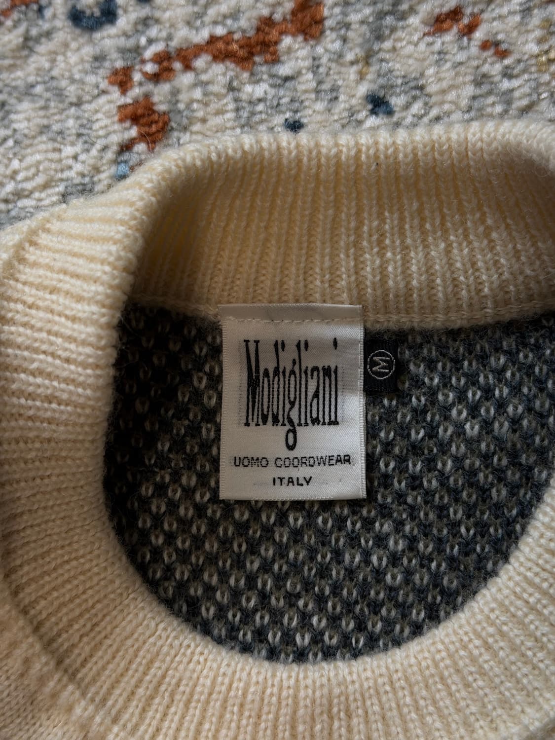 빈티지 페이즐리 자카드 니트 스웨터 상품이미지6